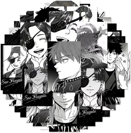 Sticker Seal, 96 Piece Set, Haruka Sakura, Su Hayahi, Kakishiya, Ten Kame, Sticking, Waterproof, Notebook Tape, Bicycle, DIY, Anime Periphery, Stationery, Students, Kids, Cute, Moe Goods, Birthday