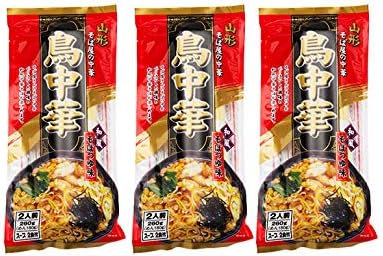 Ramen Soba Shop Bird Chinese Dry Noodles 6-Pack Special Soup Included (2-Pack x 3 Bags)