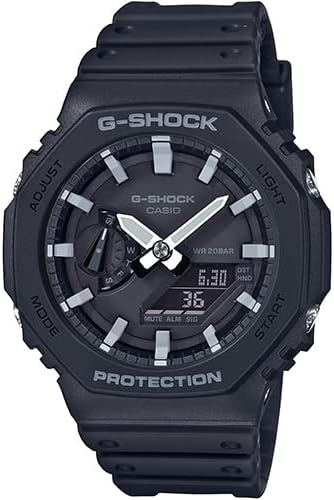 Casio G-SHOCK Analog & Digital GA-2100-1AJF Popular Model Men's Watch, Black