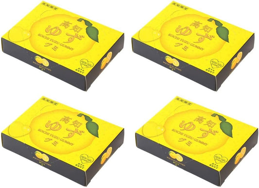 Shikoku Kensho Takachi Yuzu Gummies (10 Pieces) x 4, Domestically Produced Sweets, Snacks, Snacks, Meals, Gift, Small Belly