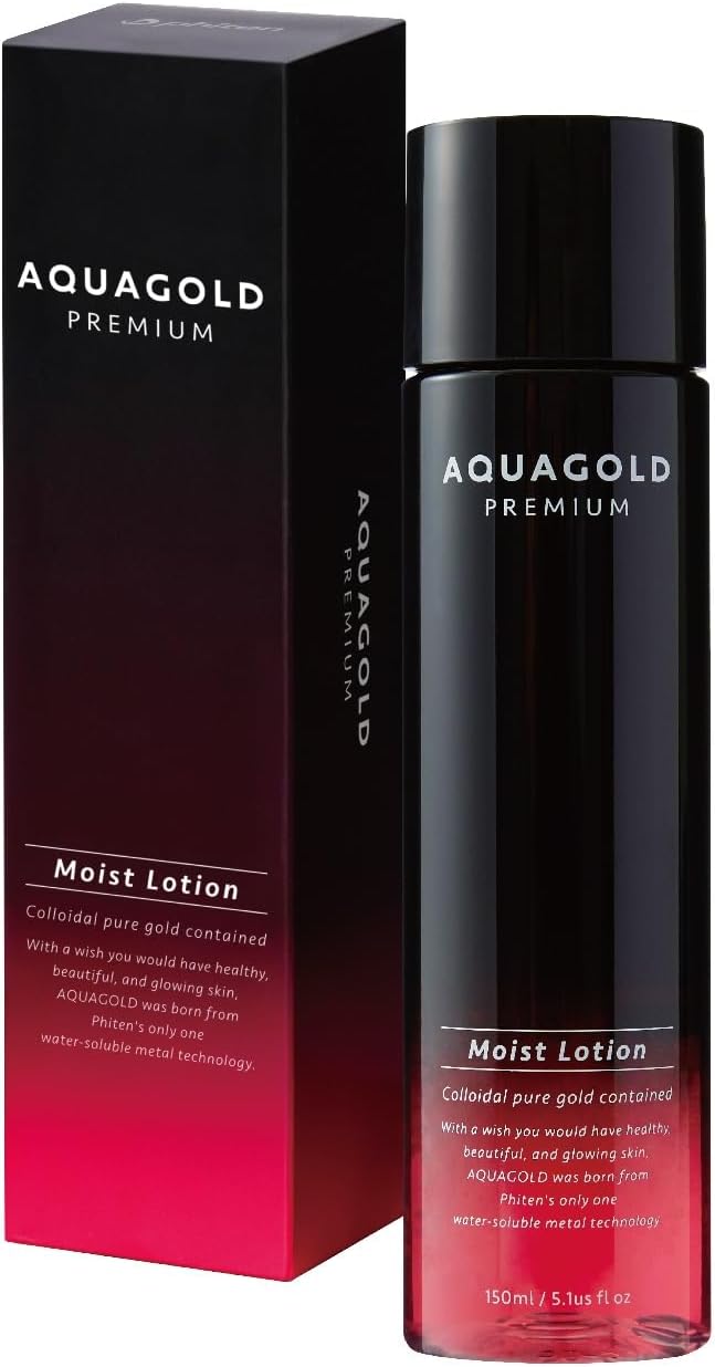 Phiten Aqua Gold Premium Series, Beautifying Skin, Activating Photoactive Ingredients, Aging Care, Moisturizing, Glossy