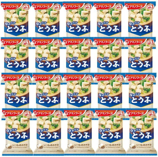 Set Product: Amano Foods Itsumono Miso Soup, Tofu, 0.4 oz (10 g) x 20 Packs