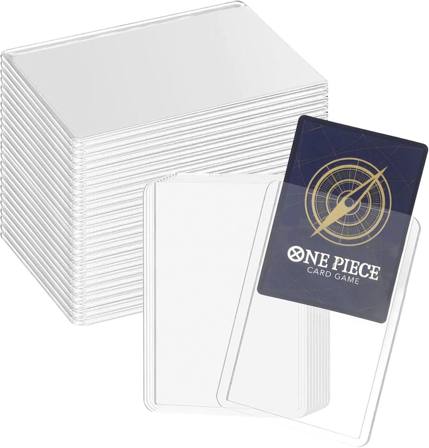 Top Loader [Clear White 30-Piece Set] Card Loader Trading Card Hard Case Side Loader Regular Protection Individual Storage Collection Storage Scratch Prevention Deterioration
