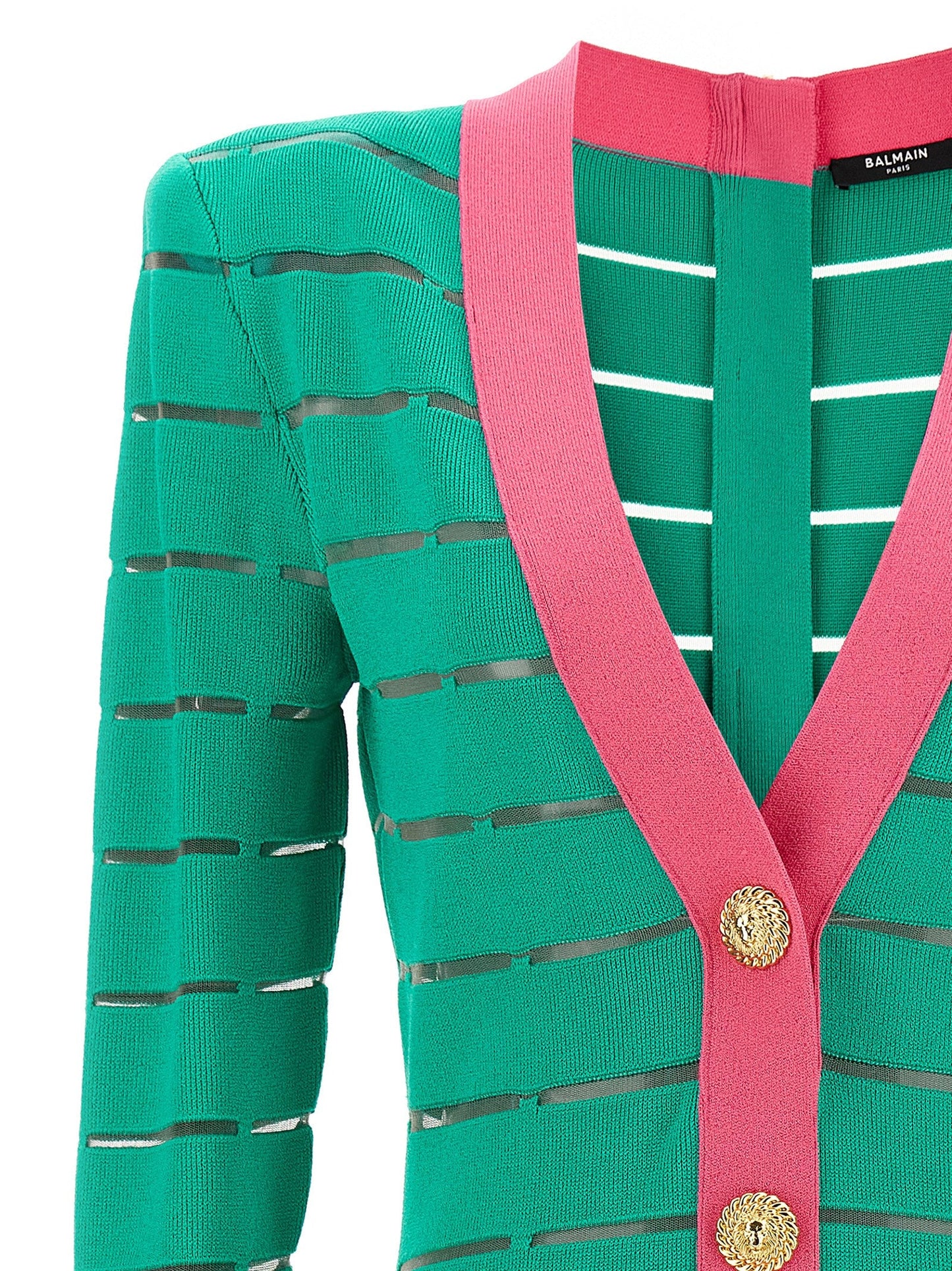 Balmain バルメインツートーンニットドレス - Image 1