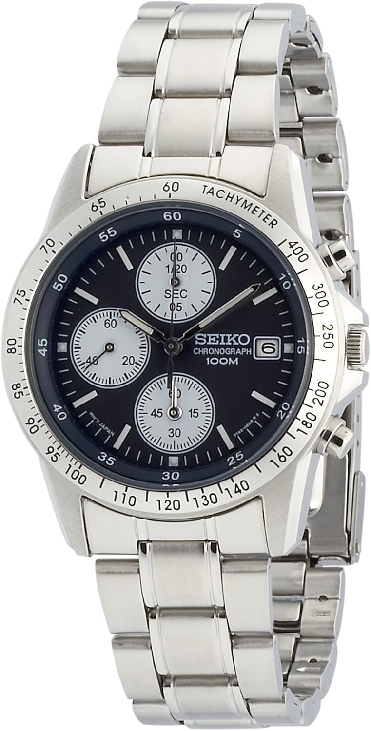 Seiko import SND365PC dark blue mens SEIKO watch imports overseas models