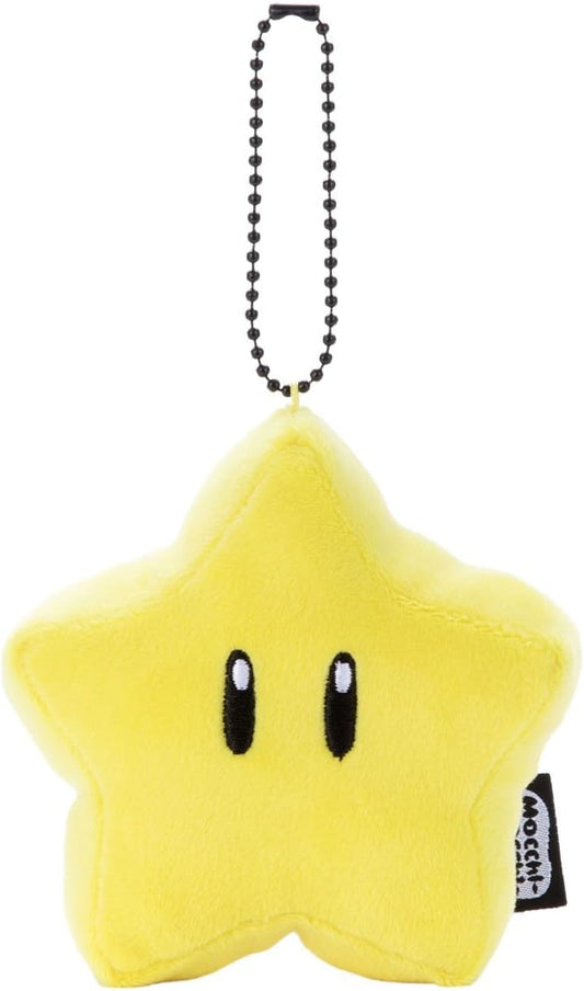 Mario Kart Mocchi-Mocchi-Game Style Ball Chain Mascot, Super Star, Height Approx. 3.1 inches (8 cm)