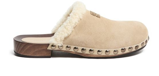 MIU MIU Shearling clogs - Image 1