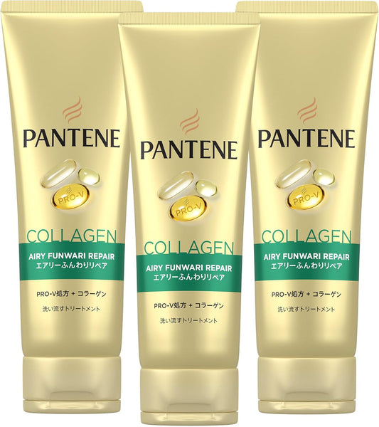 Pantene Airy Fluffy Repair Rinse Treatment Extra Large Size 10.6 oz (300 g) x 3 Piece Set