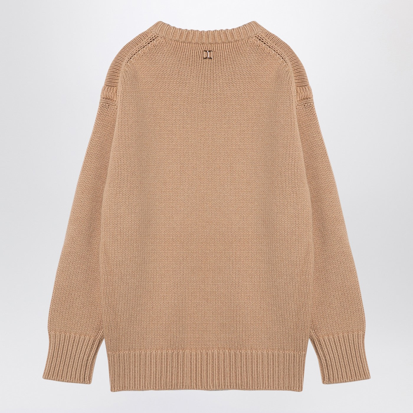 Chloe クロエヌードカシミアとコットン特大ジャンパー - Image 1