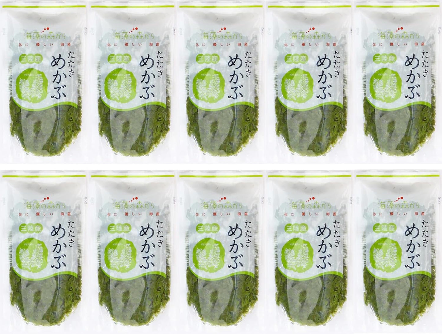 Tatakita Mekabur Sanriku Miyagi Prefecture Matsushima Bay-produced 100g x 10 pieces Stand Pack No additives, heat-cooked, quick-frozen, small-portion pack Seafood Akama seasoning, coloring