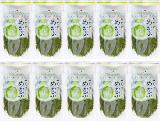 Tatakita Mekabur Sanriku Miyagi Prefecture Matsushima Bay-produced 100g x 10 pieces Stand Pack No additives, heat-cooked, quick-frozen, small-portion pack Seafood Akama seasoning, coloring
