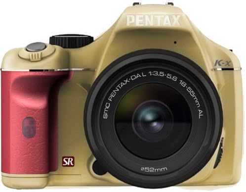 Pentax DSLR K-X Camera Lens Kit Body: Beige