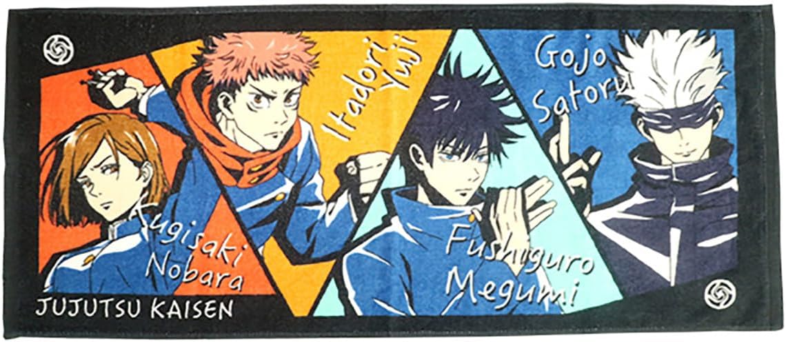 BANDAI 4375000000 Face Towel, War of Magical Sciences, Members Anime Goods