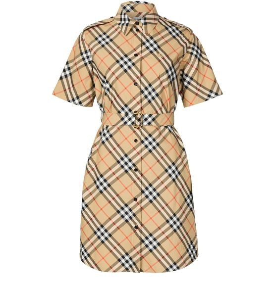 BURBERRY Check shirt dress - Image 1
