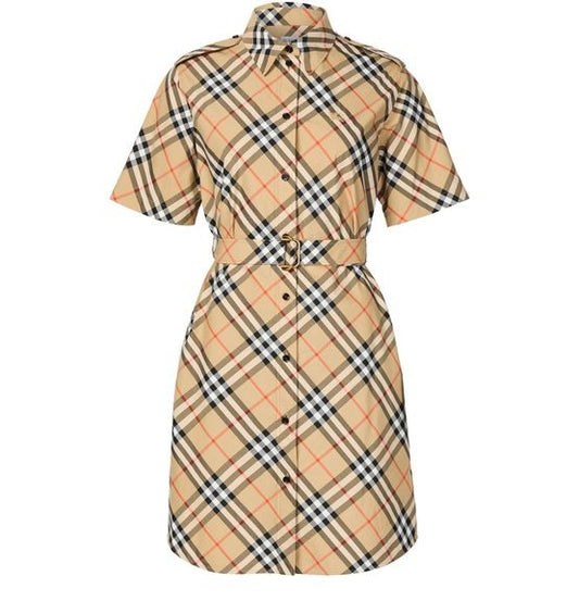BURBERRY Check shirt dress - Image 1