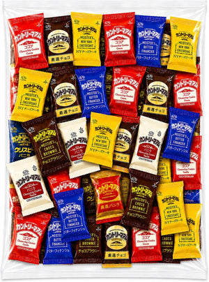 Country Mam Complete Flavor Set, 9 Types of 77 Bags (Vanilla, Cocoa, Crispy Vanilla, Crispy Chocolate, Carefully Selected Vanilla, Cheesecake, Chocolate Brownie, Butter Finanche), Beautifully Bagged