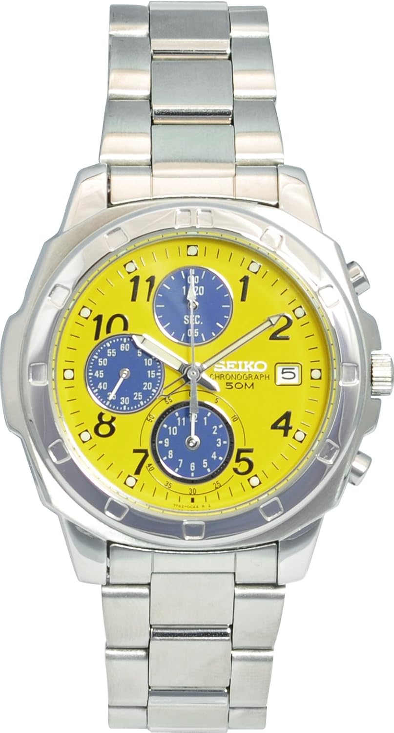 [セイコーimport]SEIKO 腕時計 逆輸入 海外モデル イエロー SND409 メンズ