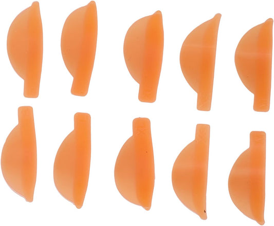 Eyelash Perm Rod, Silicone 5 Pairs Eyealsh Permalod Orange Soft