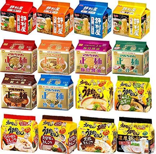 Instant Ramen, 6 Types, 30 Servings, Assorted Set