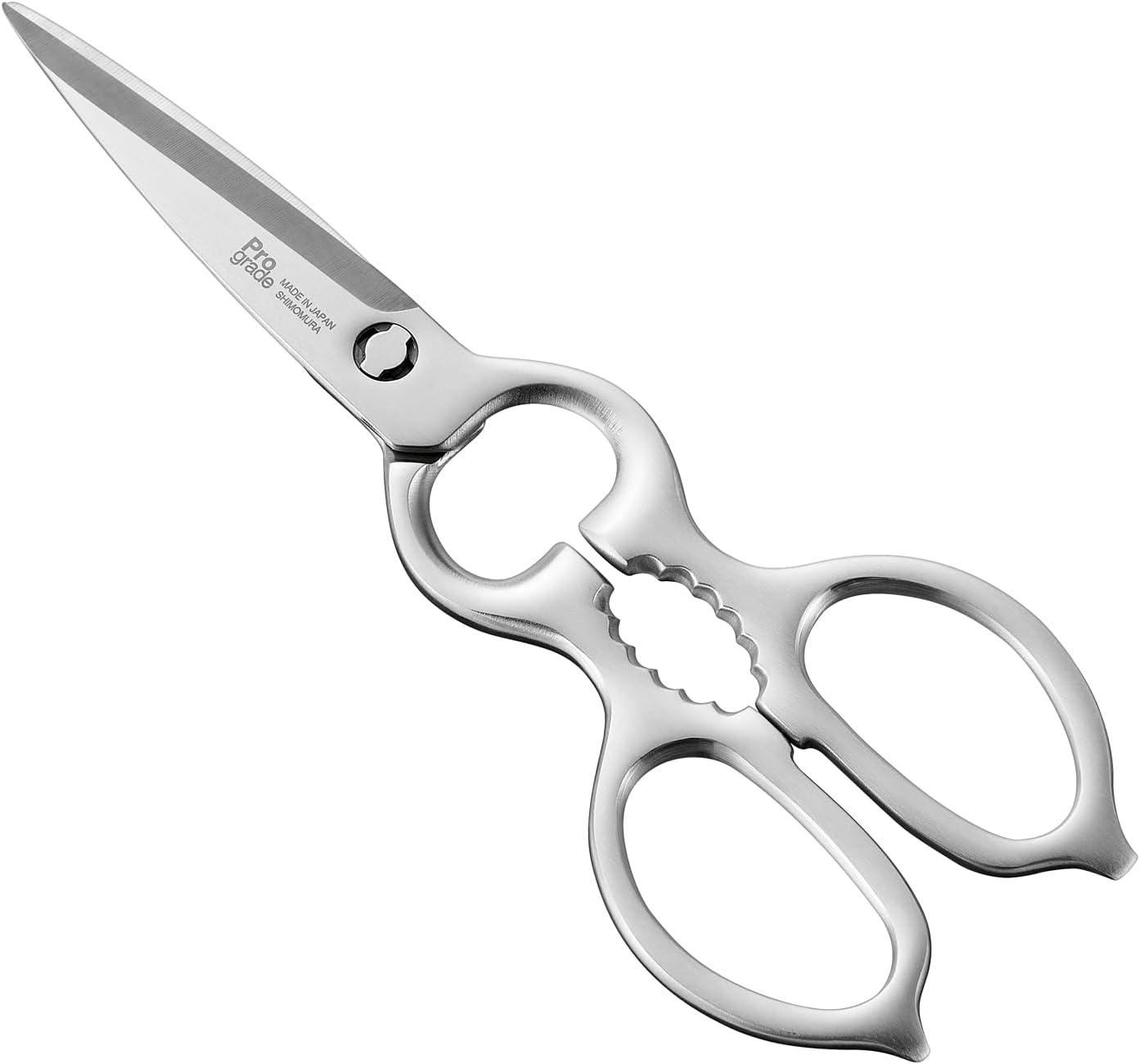 Shimomura Industry PG-411 All Stainless Steel Scissors Made in Japan Professional Grade Removable Dishwasher Safe
