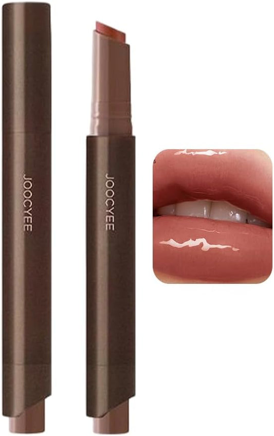 Juicy Lip Gloss Lip Pen, Non-Dropping, Transparent, Waterlight Lip Tint, Mirror Lip #568