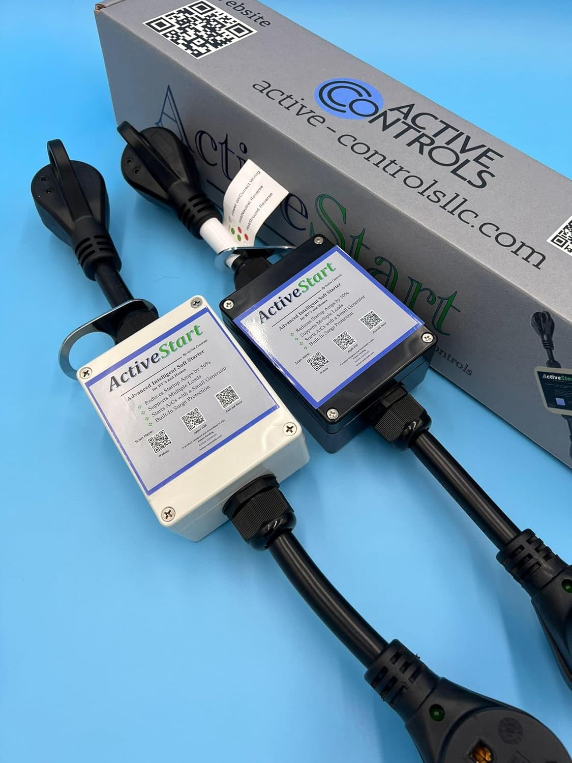 ActiveStart Softstart rv エアコン30アンペア定格; 115 VAC; 発電機の突入電流を減らします。15K BTUは最低2500ワット必要です。ソーラー発電機には使用できません。