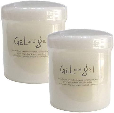 Natural Gel and Gel Cream 17.6 oz (500 g), Regular Type, Set of 2