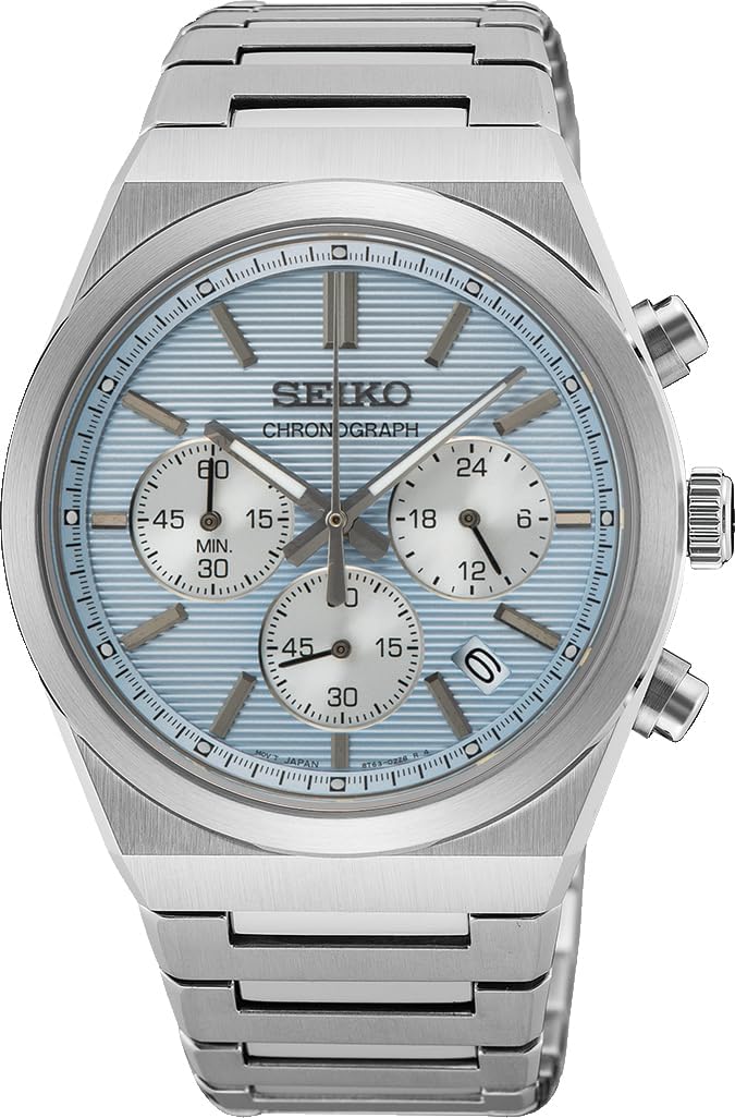 [セイコー] SEIKO 1/5秒クロノグラフ クオーツ CHRONOGRAPH QUARTZ メンズ 腕時計 SSB459P1 サファイアガラス ブルー 海外モデル [並行輸入品]