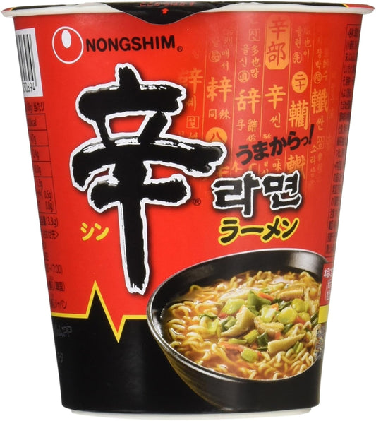 Nongshin Spicy Ramen Cup, 2.4 oz (68 g)