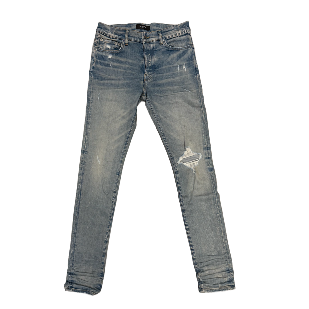 AMIRI 'BROKEN DISTRESSED INDIGO' JEANS