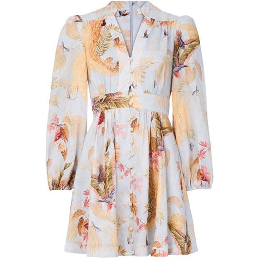 ZIMMERMANN Ascension plunge mini dress - Image 1