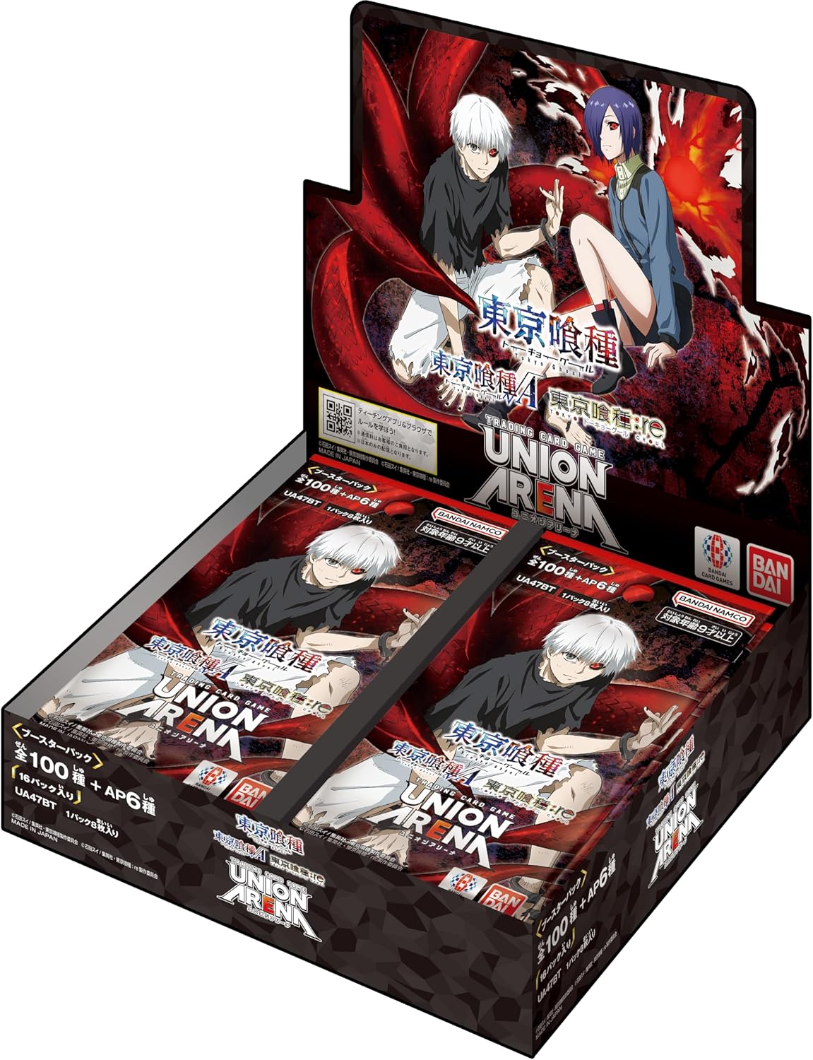 Bandai Union Arena Booster Pack, Tokyo Ghoul Series, UA47BT (Box), Pack of 16