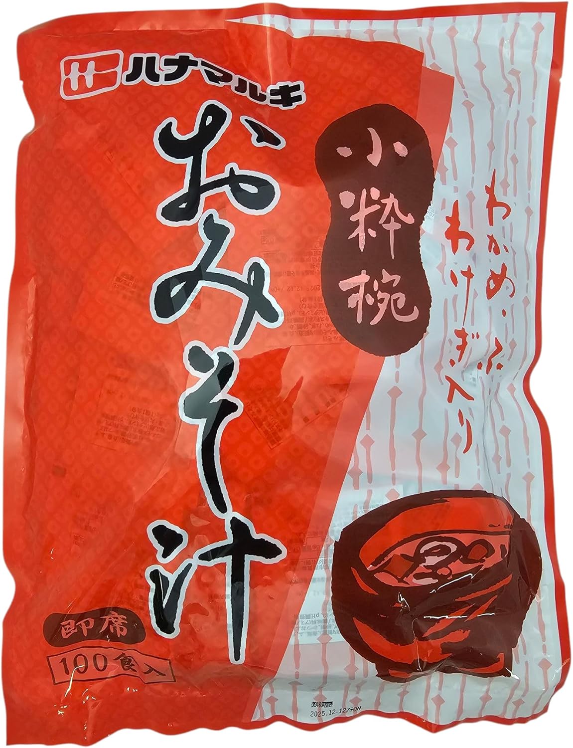 Hanamaru-Ki Instant Miso Soup, Elegant Bowl, 100 Servings