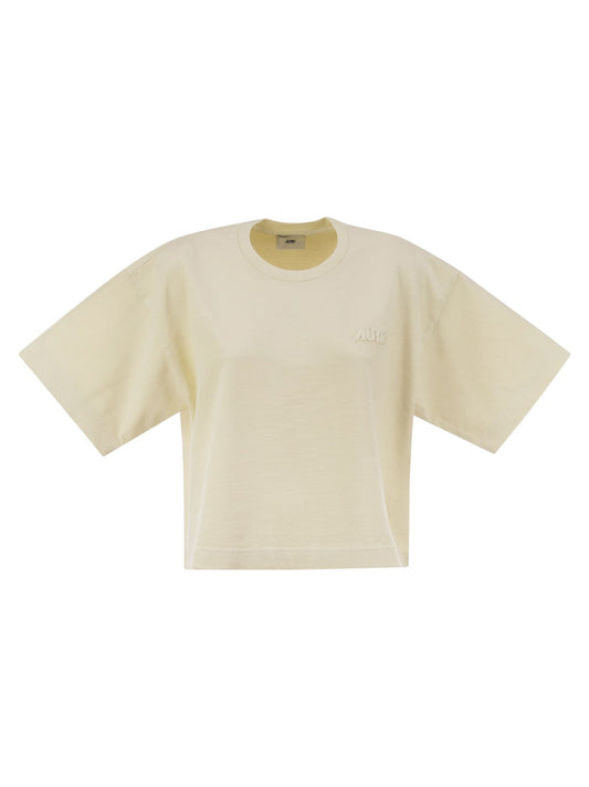 ロゴ付きのAutry Boxy Tシャツ - Image 1