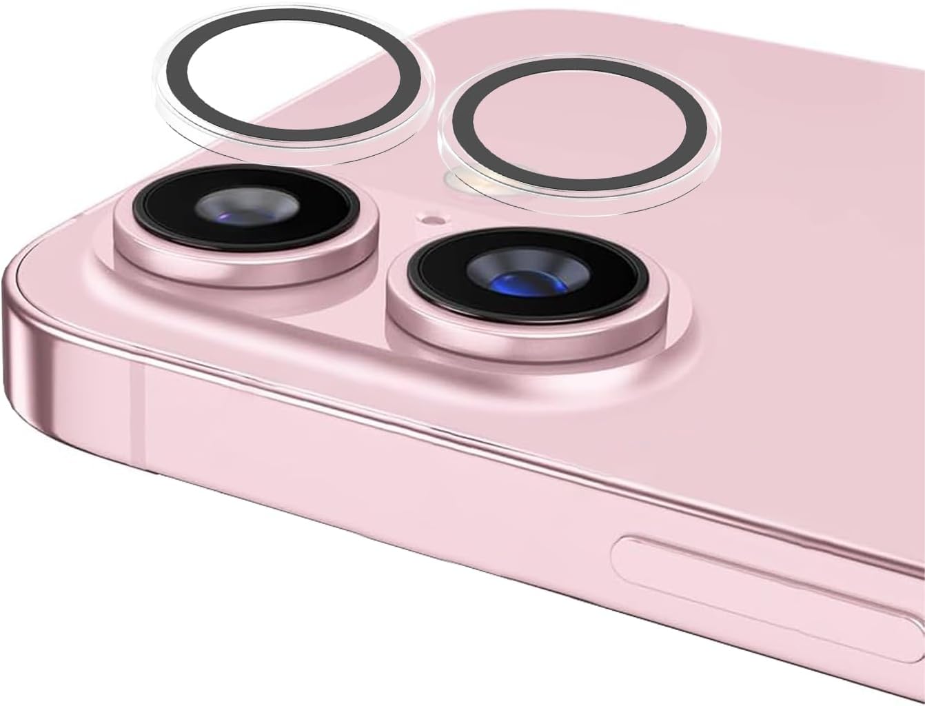 Apapeya Camera Protection for 16/16 Plus Camera Lens Protective Cover Shockproof Acrylic Edge Material High Hardness Lens Protective Film for Fall 2024 Release 16/16 Plus Lens Cover Anti-Scratch