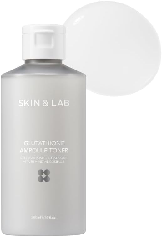 Skin & Love Glutathione Toner, 6.8 fl oz (200 ml), Cellular Somal Glutathione, 99% Purity, Korean Skin Care, Toner, Suppresses Melanin Production and Prevents Stains