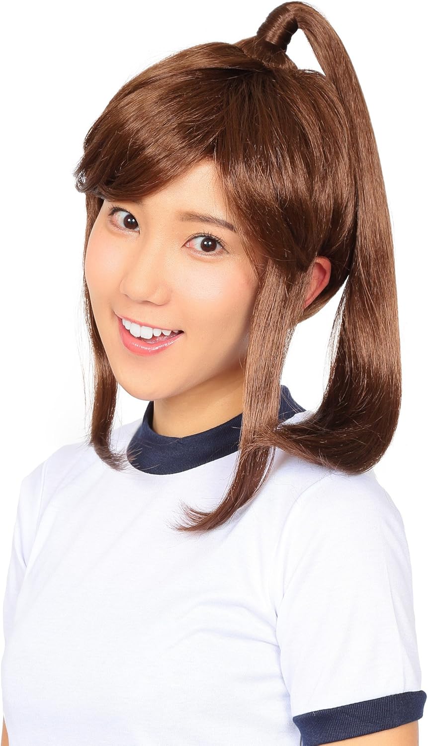 Katsurand Natural Ponytail Wig Costume Prop Unisex