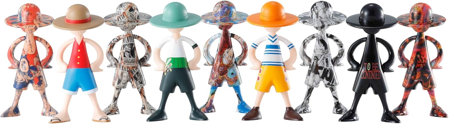 TAMASHII NATIONS LUFFY's ONE PIECE Adventure Memories Vol. 1 (Box) Approx. 3.4 inches (86 mm), ABS Pre-painted Complete Figure