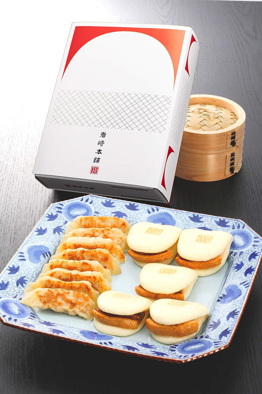 [Iwasaki Honpo] Nagasaki Kakunoboi Manju and Gourmet Assortment, 5 Pieces Boiled Manju, 8 Pieces of Nagasaki Specialty, Gourmet, Gourmet, Assortment, Gift Box, Freezing, Individual Packaging,