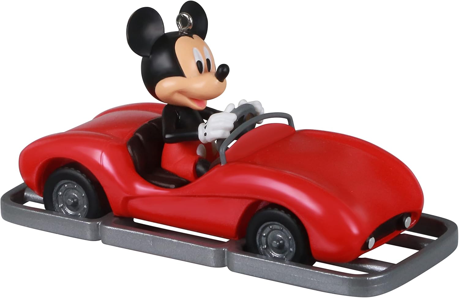 Hallmark Keepsake Adorno de Navidad 2021, Disney Autopia Mickey Mouse ¡Una autopista futurista para la diversión!