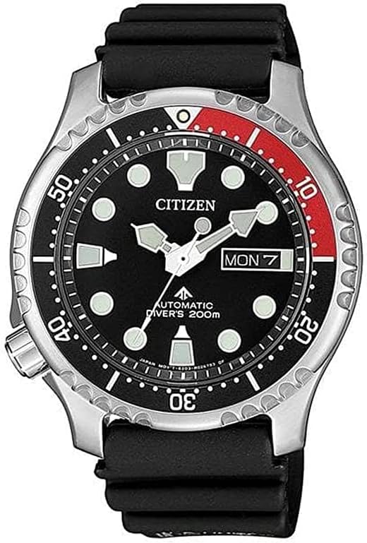 CITIZEN PROMASTER NY0085-19E Automatic Diver's Watch Men's Watch Diver Scuba Japanese Movement Red Black Not Released in Japan [Parallel Import Goods]