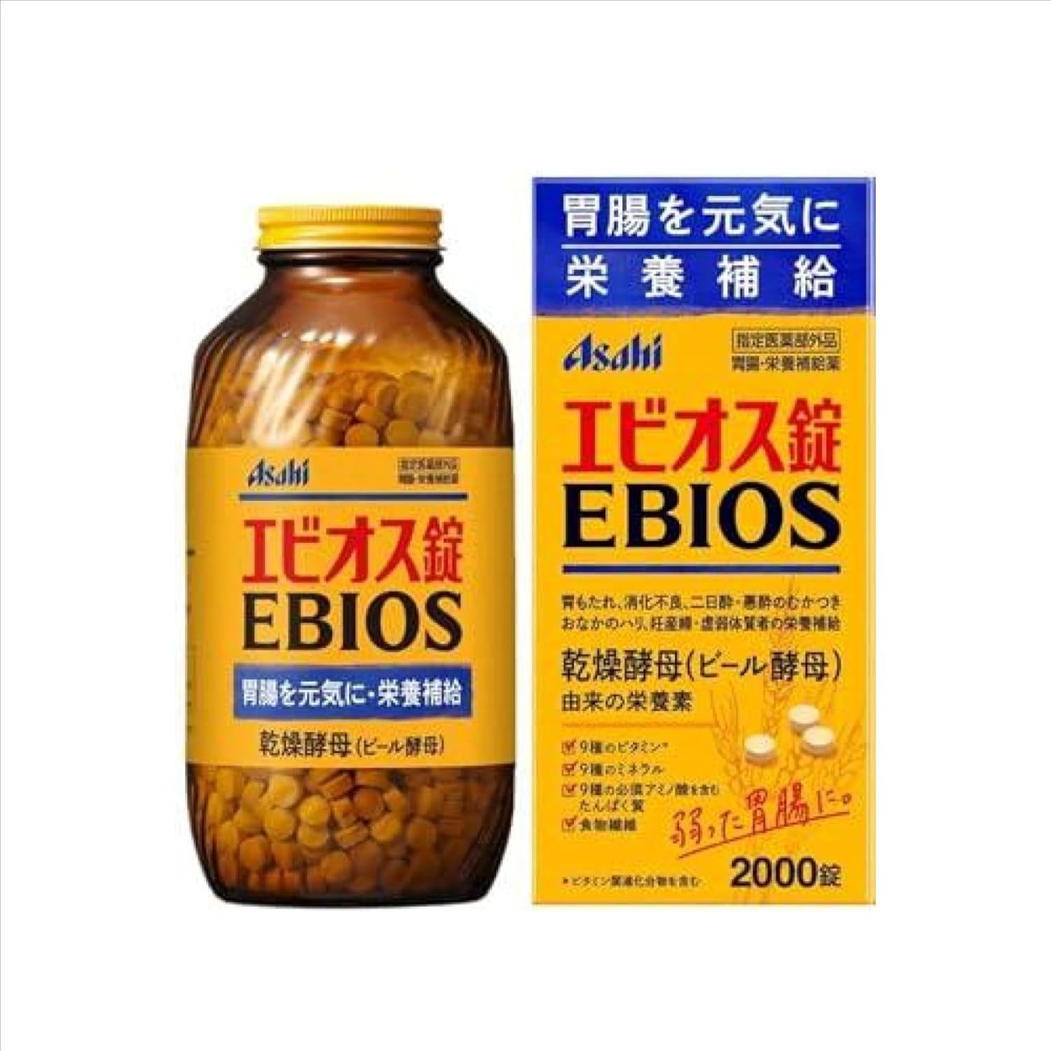 Ebios Tablets 2000 Tablets [Designated Quasi-Drug] Gastrointestinal and Nutritional Supplement