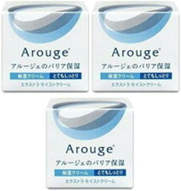 Aruge Extra Moist Cream, Super Moist Cream (1.1 oz (30 g) x 3 Piece Set