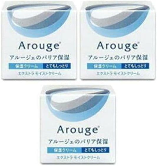 Aruge Extra Moist Cream, Super Moist Cream (1.1 oz (30 g) x 3 Piece Set