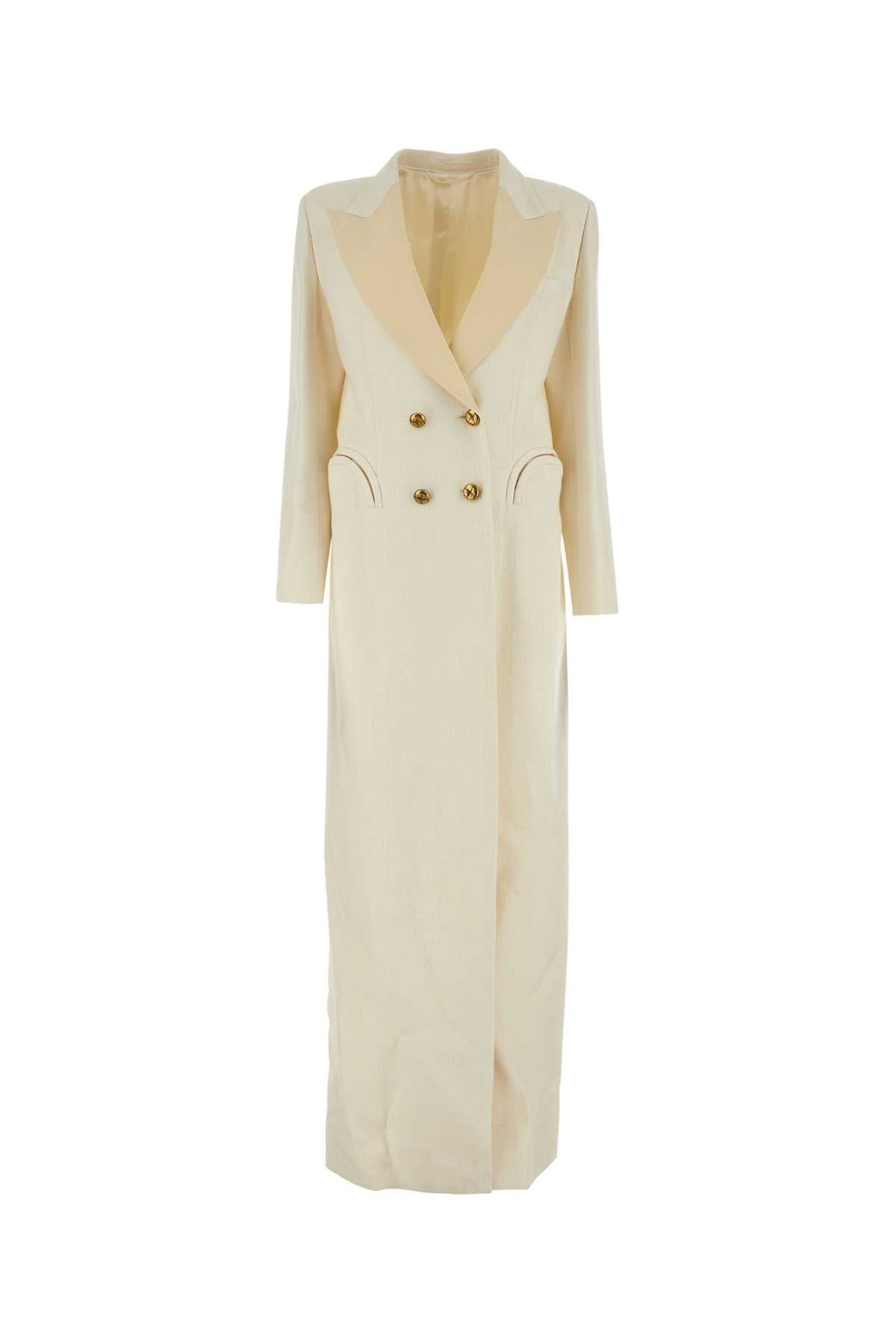 Blaze Ivory Viscose Blend Heart Blazerドレス - Image 1