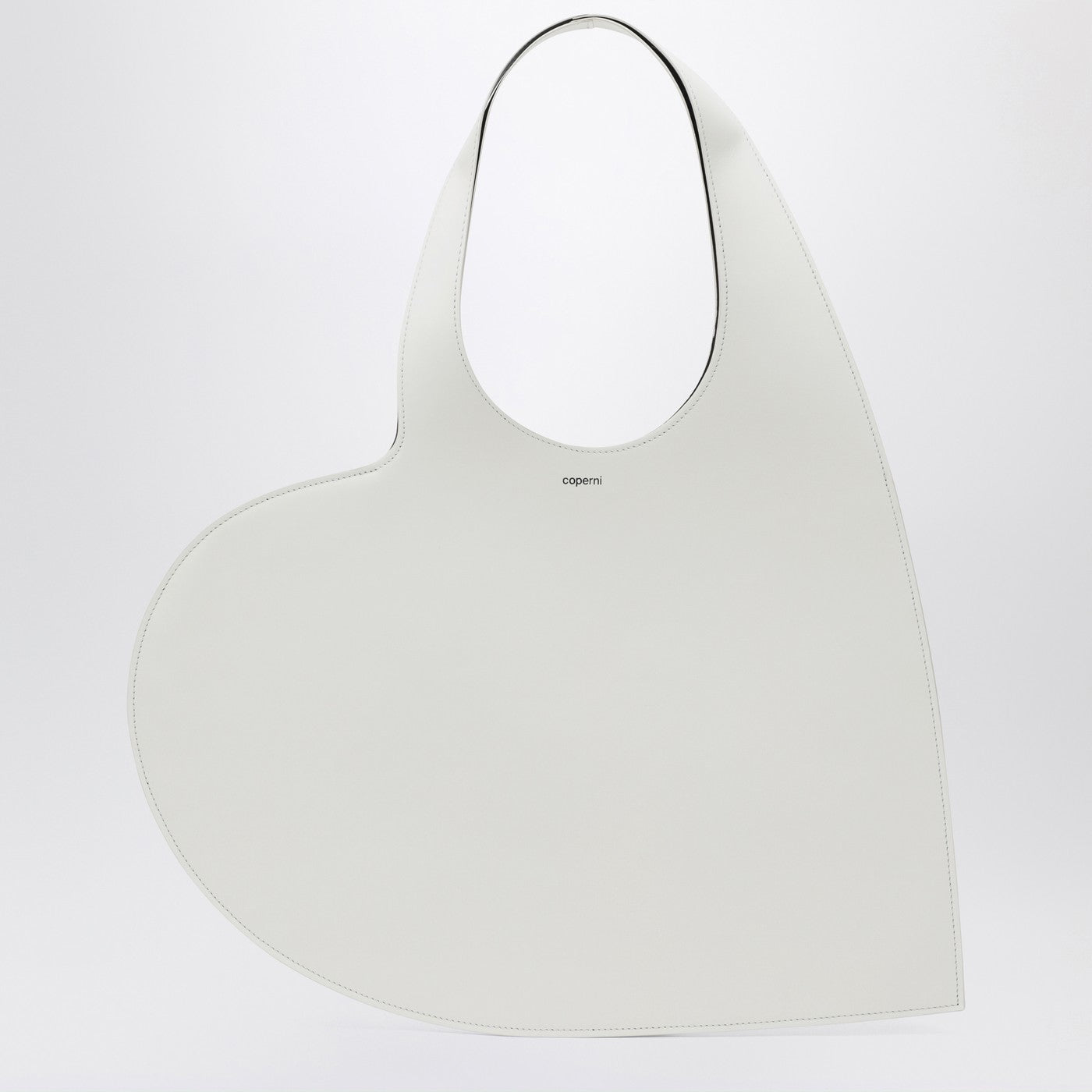 Coperni コペルニホワイトレザーハートトートバッグ - Image 1