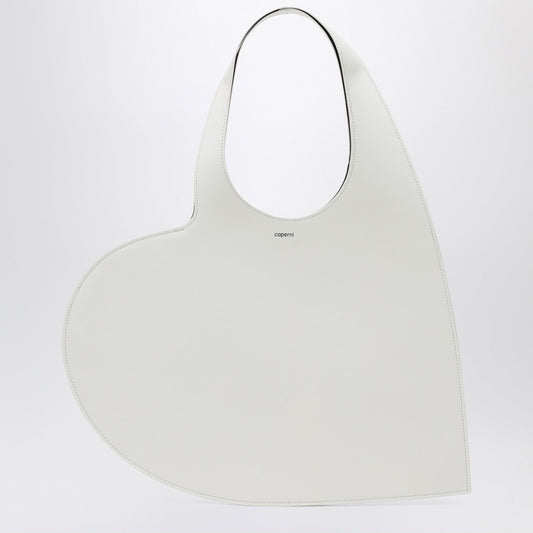Coperni コペルニホワイトレザーハートトートバッグ - Image 1