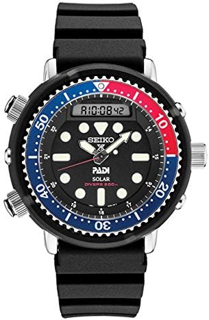 Seiko Prospex Solar Diver PADI SNJ027 Watch, Men's, Reverse Import, Analog, Black, Overseas Model