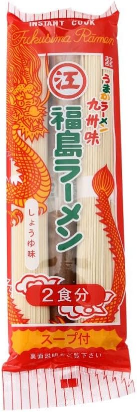 Ezaki Seimen Fukushima Ramen, Soy Sauce Flavor, 6.1 oz (170 g) (2 servings) x 2 bags