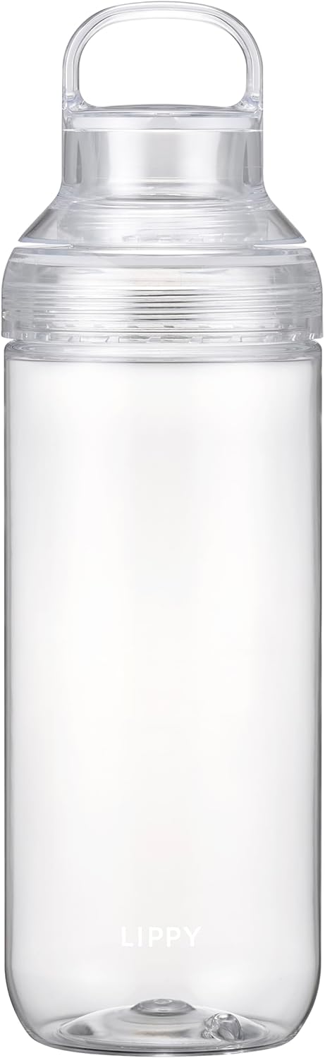 OSK ウォーターボトル 日本製 洗いやすい 持ち手 パッキン 付 軽量 常温 LIPPY